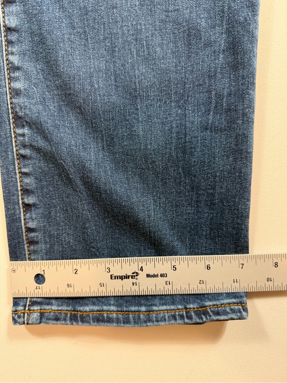 KUT From The Kloth Boyfriend Jeans 14 Mid Rise Straight Leg Stretch Whiskering - Picture 7 of 11